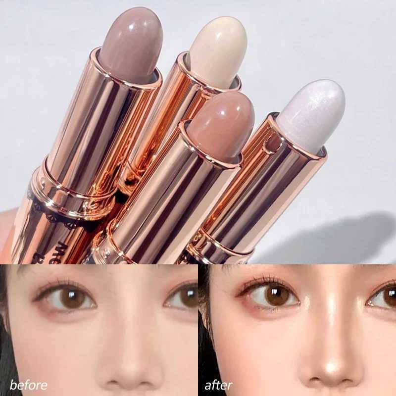 Double-end Face Highlight Contour Stick Oil-control Concealer Pencil Facial Highlighter Corrector Pen Long Lasting Makeup Stick XJ250618