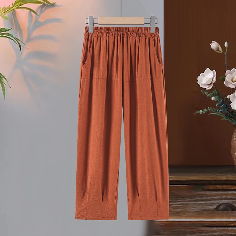 Two Piece Set Tshirtlong Pants Summer Suit 2024 Womens Plus Size Fashion Casual Short Sleeved Classic woven buckle Clothing 250609