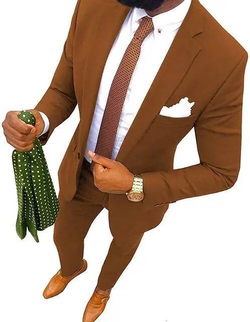 Slim Fit Abiti Uomo Smoking Da Sposo Terno Masculino Prom Blazer Matrimonio Personalizzato 2 Pcs Disfraz De Hombre Men Suit