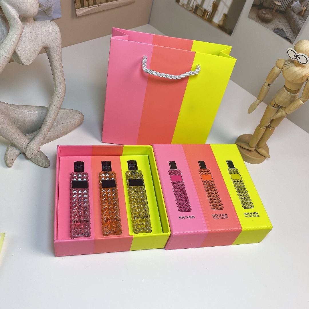 Many style Set Strong Coral Fantasy men and women perfume 15ml 3pcs set Fragrance High quality Long lasting scent Unisex Cologne spray Fast shipping