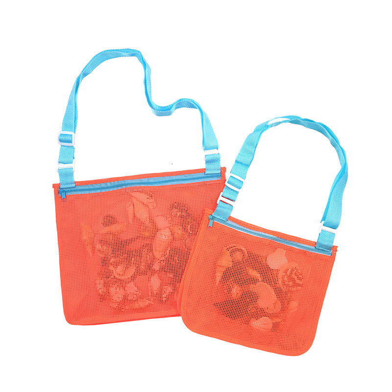 Travel Children's Toy Hollow Out Transparent Beach Shoulder Large and Small Shell Storage Bag