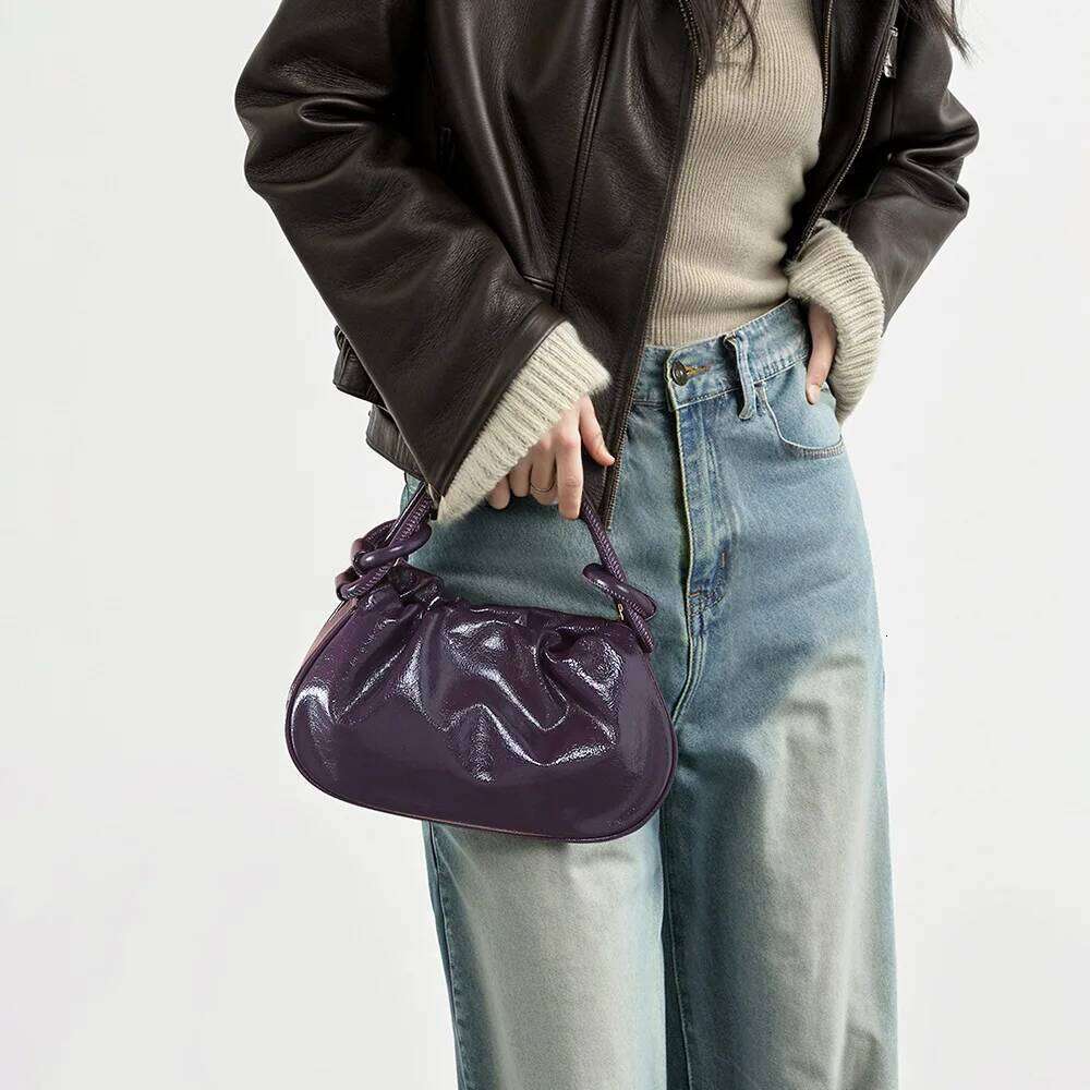 Oil Wax Cowhide Tote Autumn And Winter Design Crossbody Commuter Women's Bag Genuine Leather Shoulder Bag