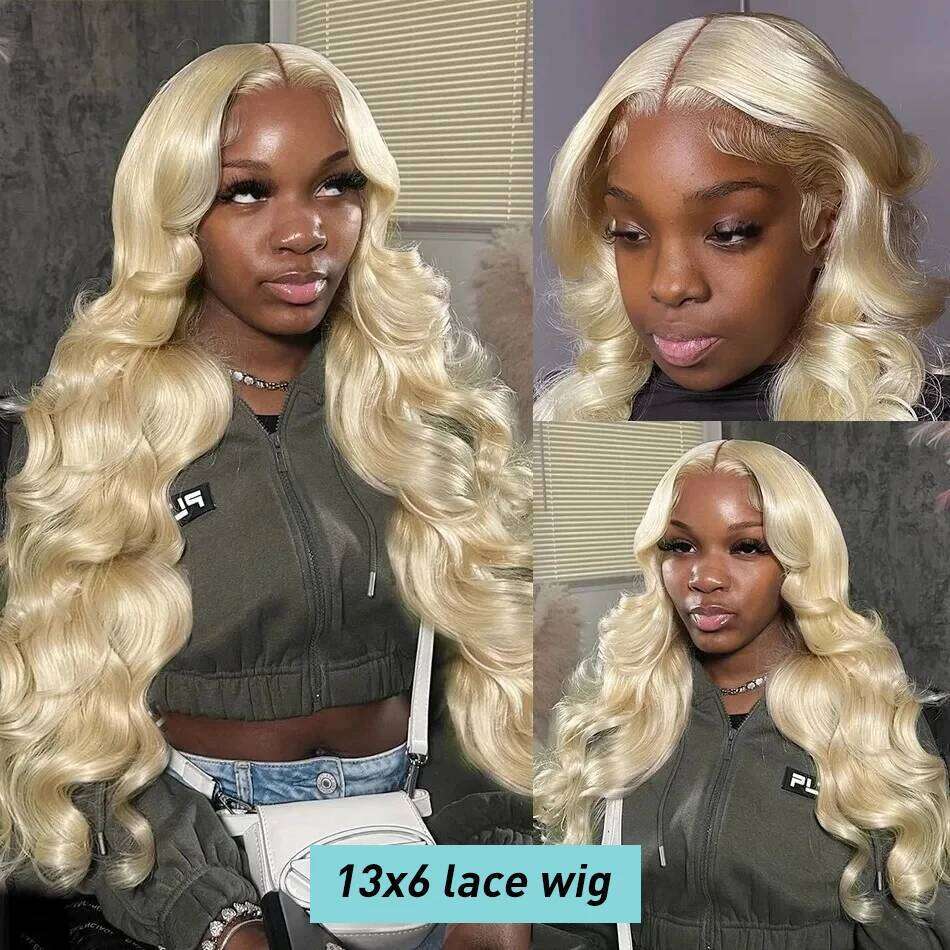 613 Honey Blonde 13x6 HD Transparent Front Human Hair Wigs For Women 30 32 Inch Body Wave 13x4 Lace Frontal 5x5 Closure Wig