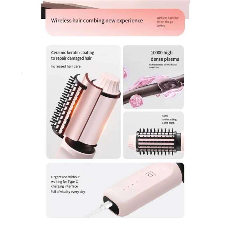 BAAO-Electric Comb Large Capacity For Straightening And Curling Hair