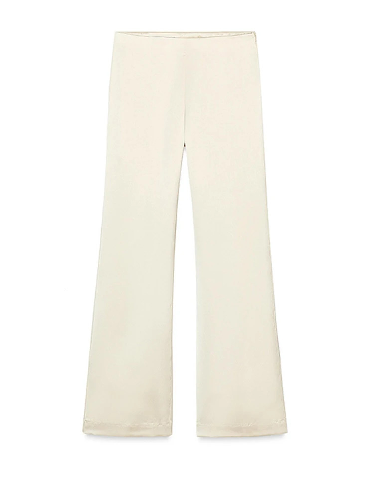 Elegant Tube Tops Womens Trouser Suits Backless Top Wide Leg Pants 2025 Spring Summer High Street Fashion 2 Pieces Set Women 250617