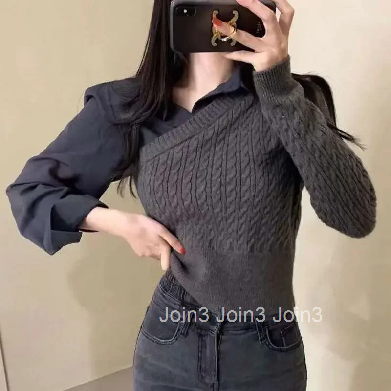 Ladies Pullovers Autumn Womens Knit Sweater Basic Elegant Attractive New Knitwear Warm Hot Sale Winter Youthful Aesthetic 2025