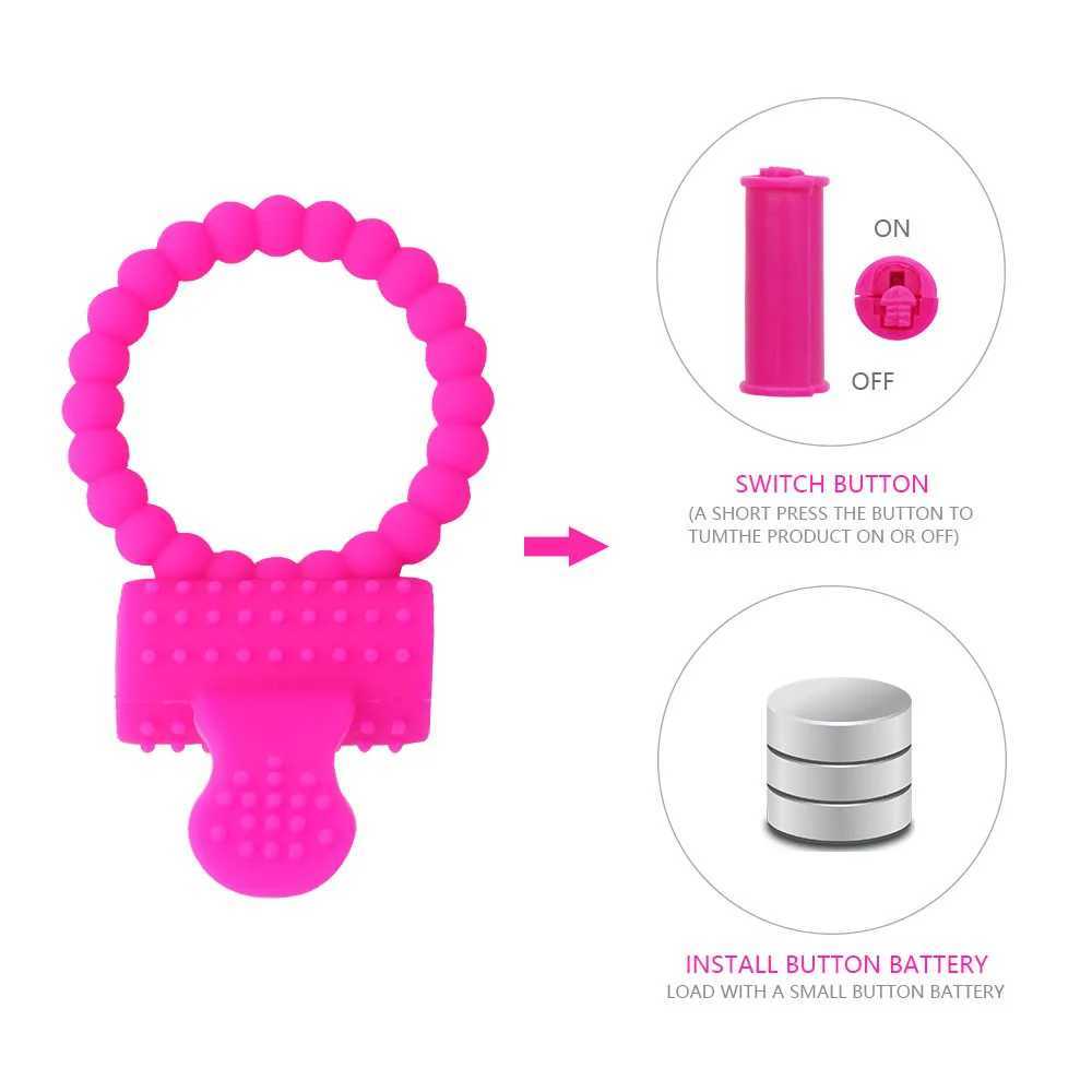 Penis Ring Vibrator Sex Toys For Men Masturbators Adults Vibrator For Women Couples Chastity Cage Erotic Accessories Sex Shop W250618