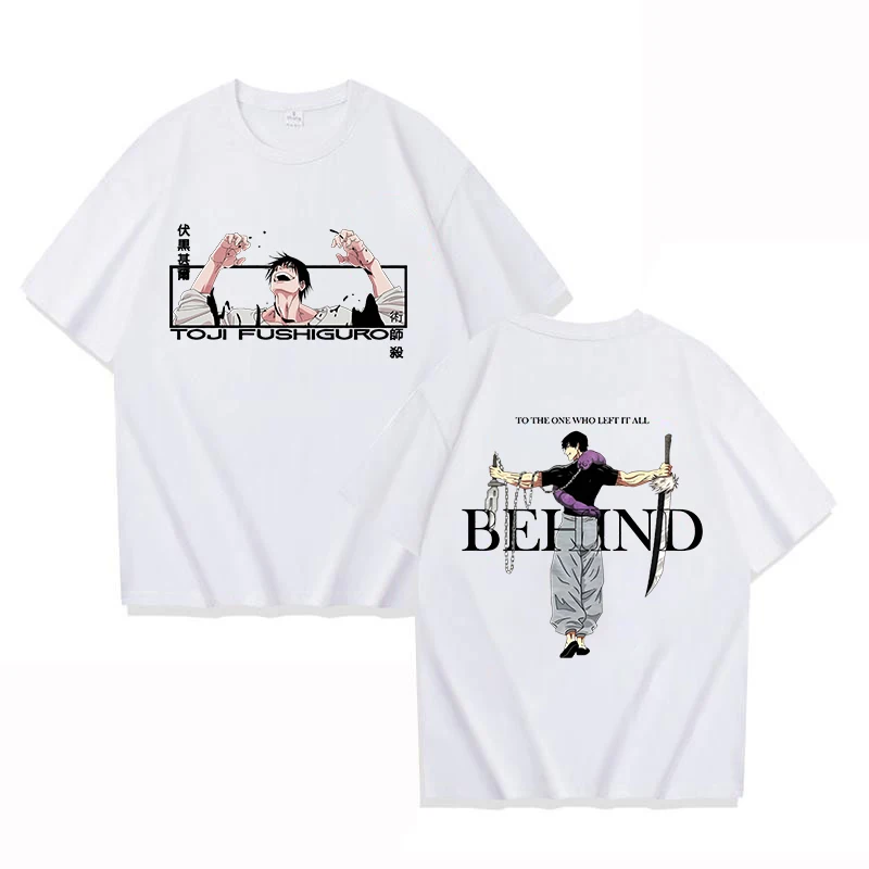 New Anime T-Shirt Men Women T Shirt Fushiguro Toji Cosplay Clothes Streetwear Tee Shirt Plus Size Tops