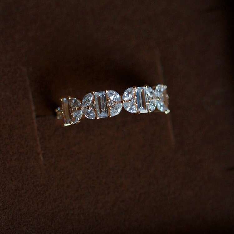 Les Papillons Feather Silence 2.0 Same Style Sparkling Butterfly Exquisite Light Luxury Versatile Ring