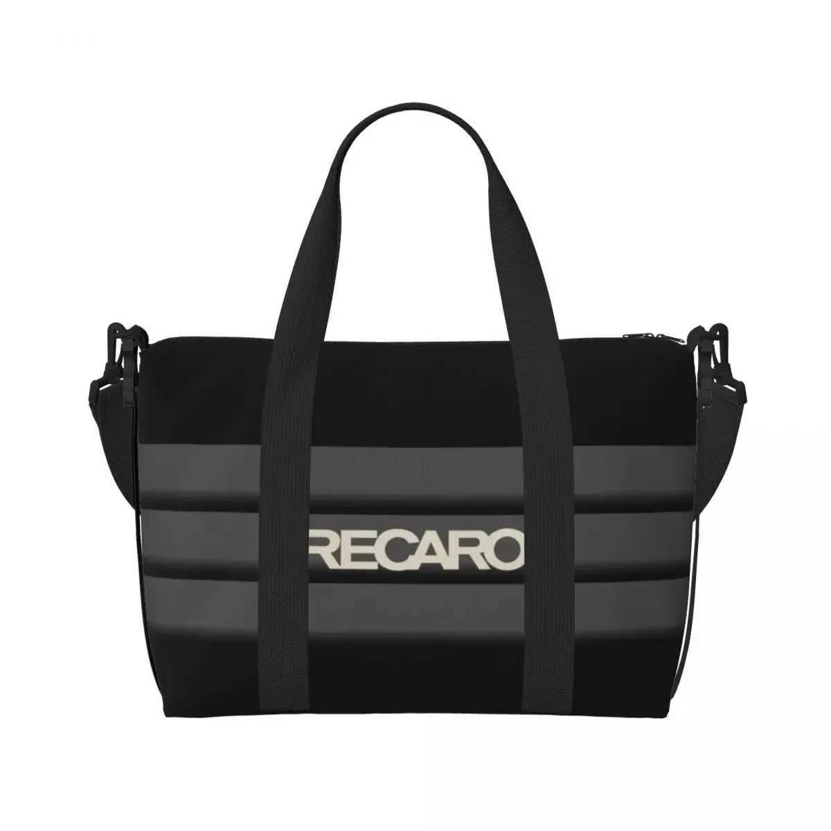 Custom Recaros Beach Tote Bag for Women Large Compartment Gym Beach Travel Bags W250618