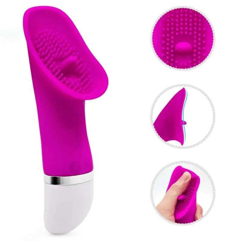 TINGNAI G-spot Vagina Clit Tongue Licking Vibrator Female Sex Toys Clitoris Orgasm Stimulator Licking Nipple Massager Product W250618