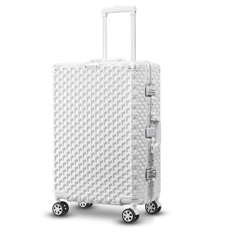 Designer luggage 20 inch men and women can boarding aluminium frame suitcase 28 inch password box 24 inch fashion suitcase