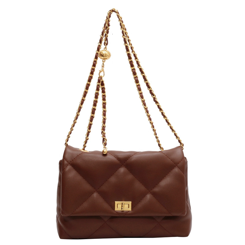 Free shipping designer Bag Quilted Chain Bag Women Bag 2025 New Fashion Versatile Small Square Bag High-end Shoulder Bag Crossbody Bag