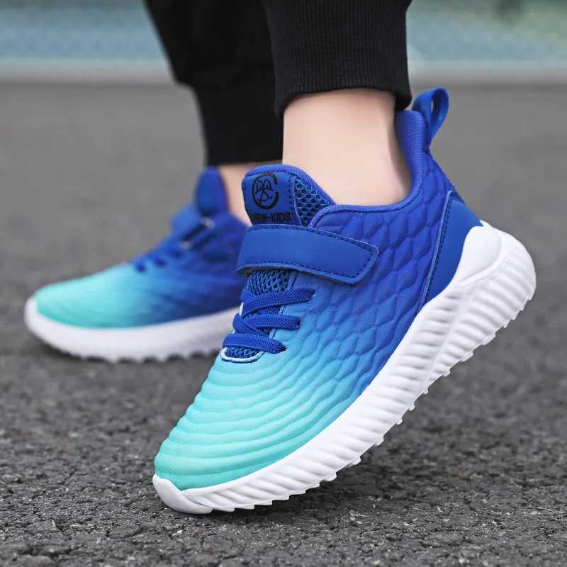 Kids Girls Shoes Casual Breathable Running Tennis Children Sneakers Girls Shoes Fashion Gradient Designer Sports Shoes Outdoors Z250618