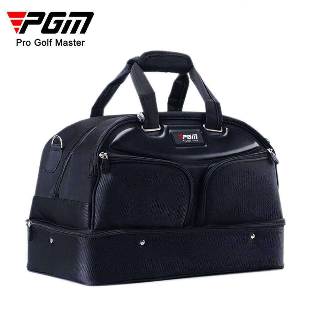 PGM Outdoor Travel Sports Gym Golf Clothing Boston Carrying Ball Bag Men Women Double Layer Portable Package Ywb005