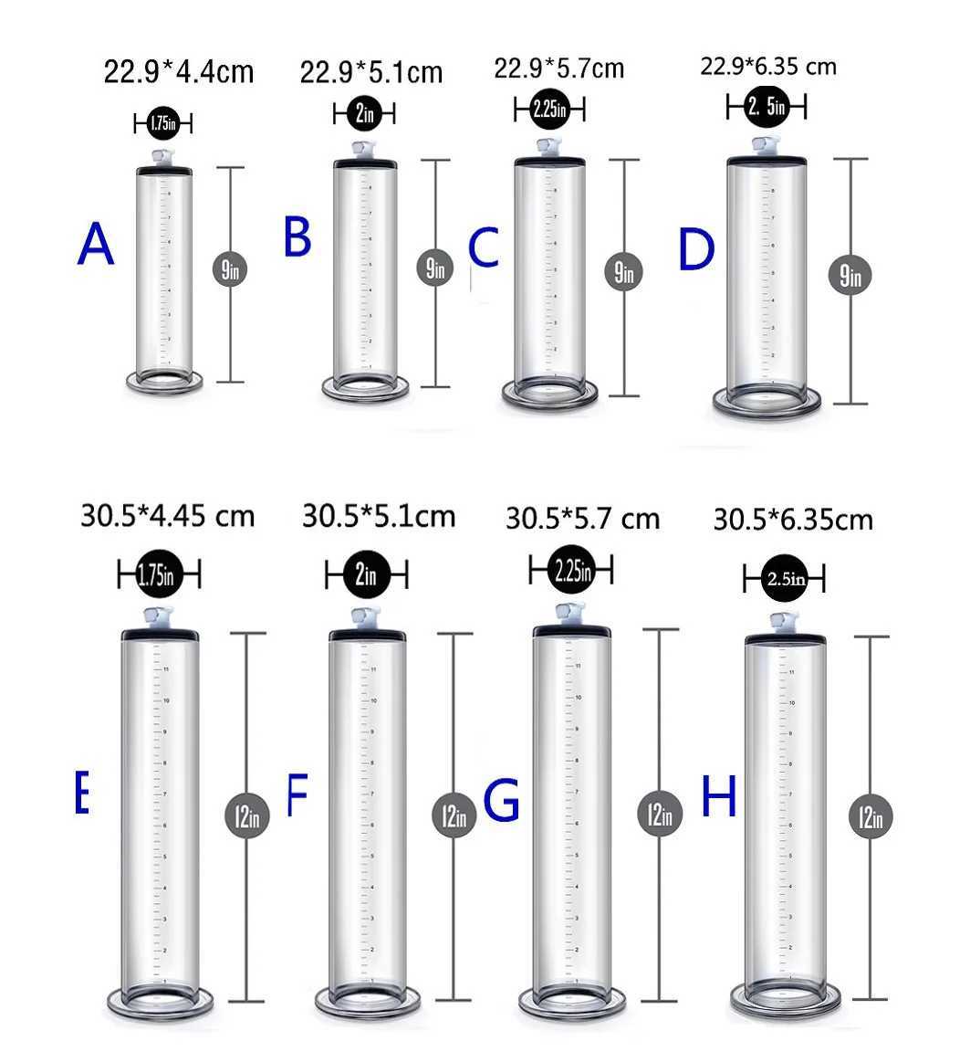Acrylic Electric Penis Pump Vacuum Pump for Penis Male Penis Enlargement Pump Penile Training Extender Cock Men Masturbation W250618