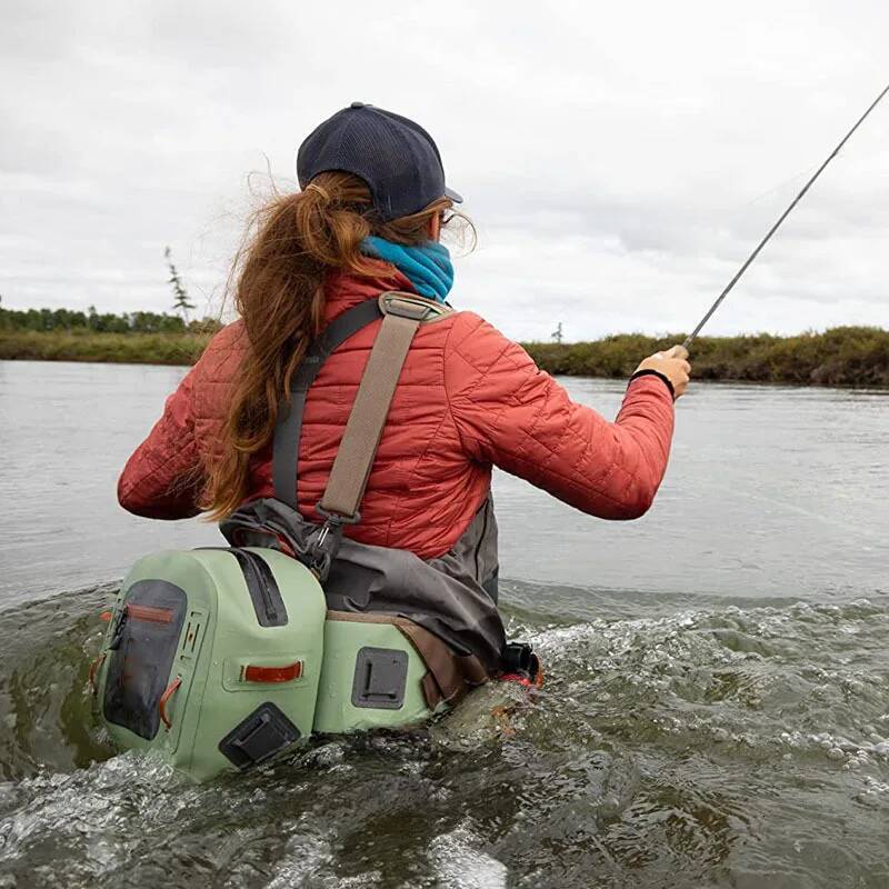 Fly Fishing Wait Hip Pack Fanny Tackle Storage Cross Body Sling Versatile Waterproof Dry Bag for Canoeing Surfing Kayking High quality designer
