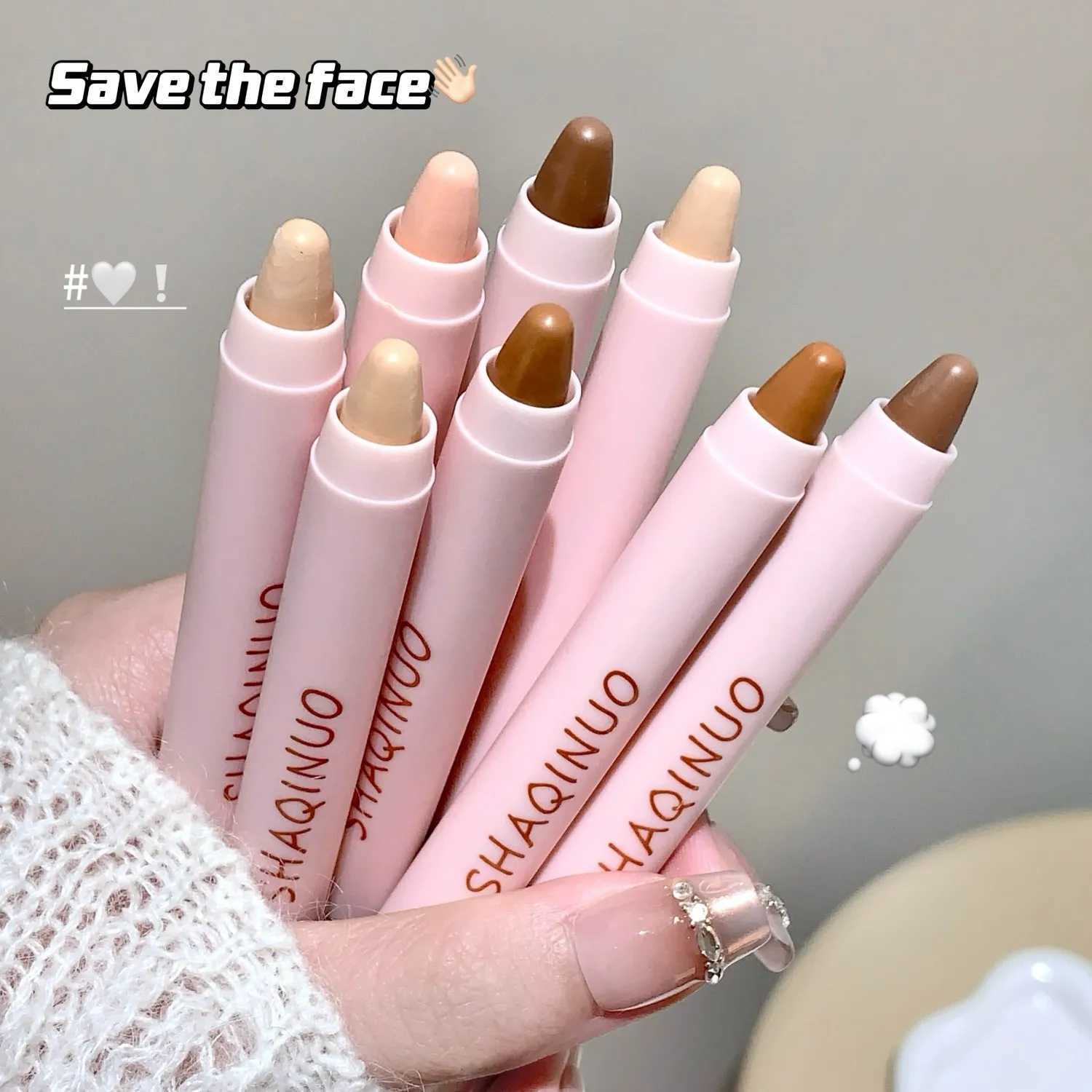 Contouring Pen - Long-Lasting Waterproof Sweatproof Natural Finish for All Skin Tones Highlights and Conceals Blemishes Dark XJ250618