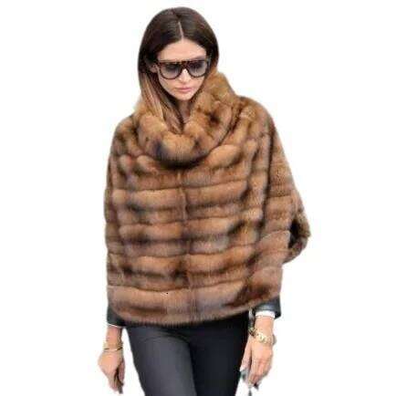 European and American Cross-border Young Women's Clothing Imitation Fox Fur Jacket Environmentally Friendly