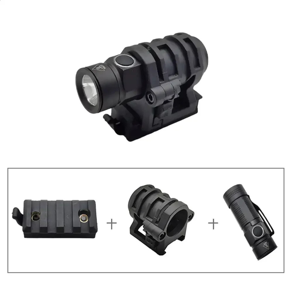 Helmet Special Lighting Flashlight Support Tactical Quick Release Clamp Adaptor Outdoor Sports Cycling Headlight Holder 250611