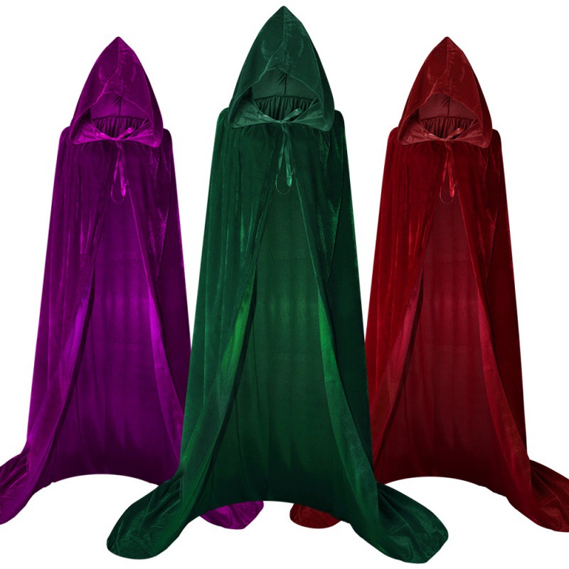 Stage Wear For Halloween clothing Festive & Party Supplies cloak witch witch cloak children's adult witch cosplay costume