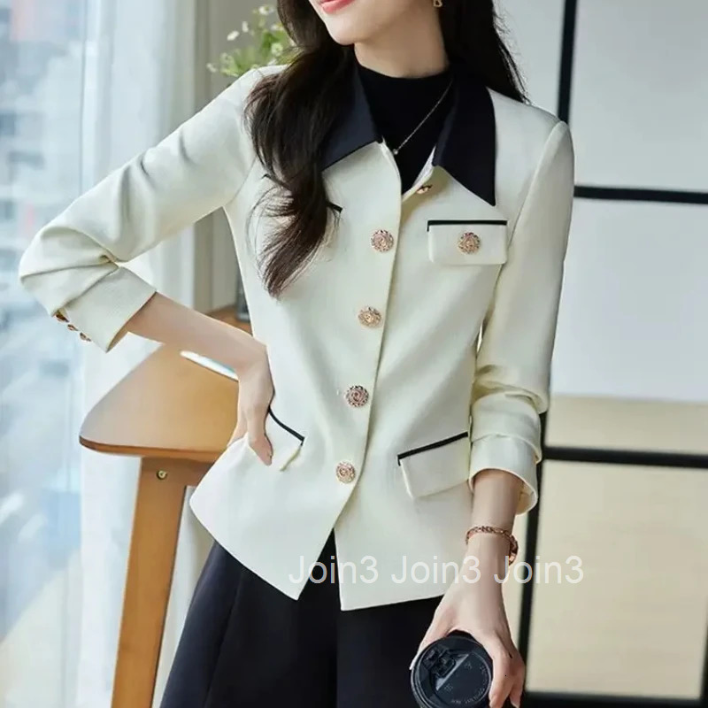 Slim Fit Solid Color Female Coat Korean Style Vintage New Products Youthful Lined Womens Jackets High Quality Harajuku Elegant