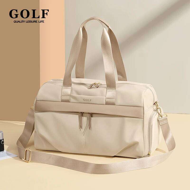 GOLF Hand Lage Women Duffle Bag With Shoe Compartment Foldable Nylon Travel Handbag Lightweight Dry Wet Separation