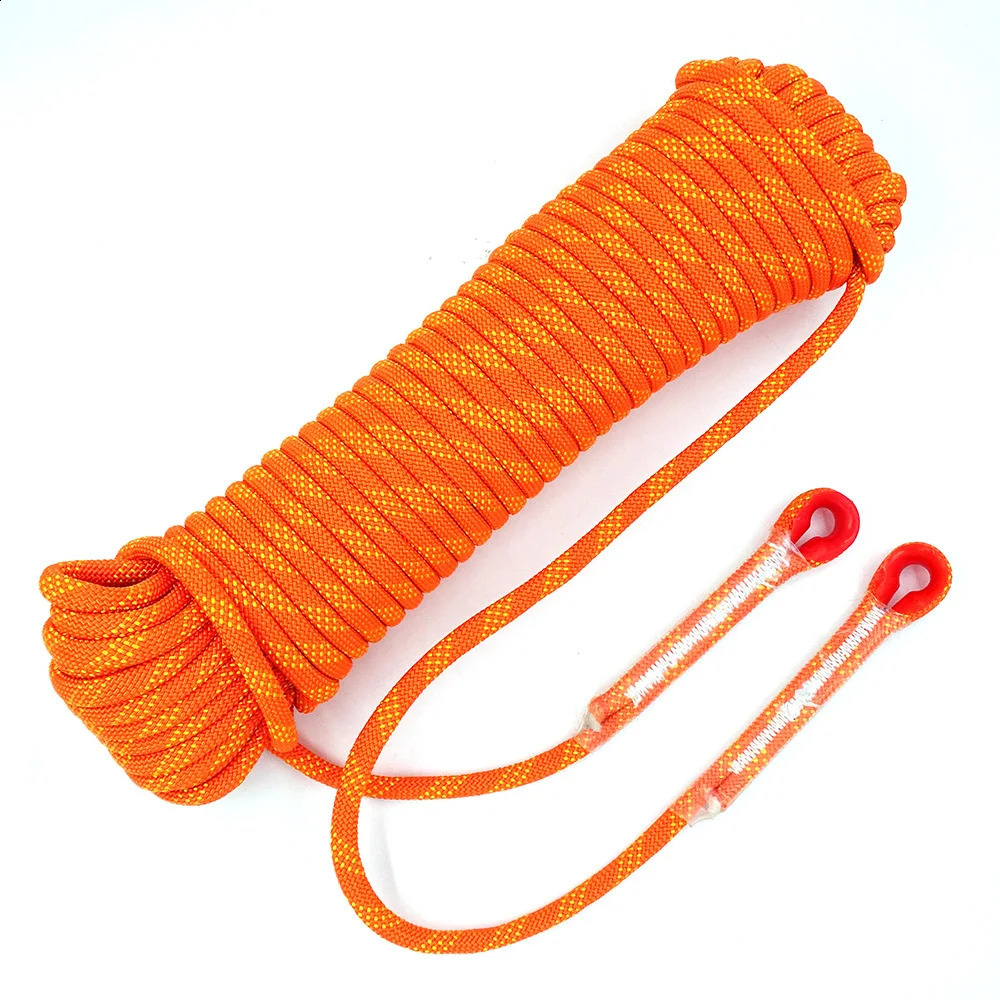 8mm Outdoor Climbing Rope Rock High Strength Static Survival Emergency Fire Rescue Safety Rope Cord Hiking Accessory Equipment 250617