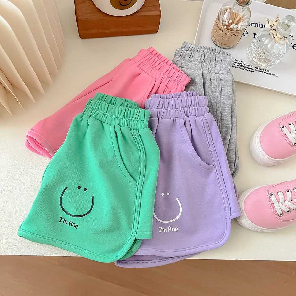 Summer Toddler Girls Shorts Korean Cotton Letter Printed Baby Girl Shorts Thin Infant ShortsC250617