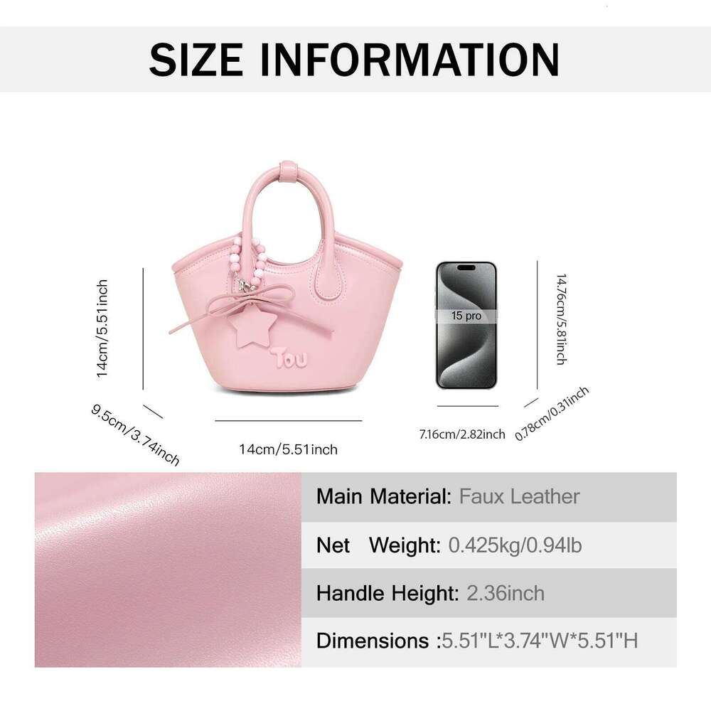 TOUTOU Original Love Decoration Vegetable Basket Cute Summer New Tote Texture Mother Bag