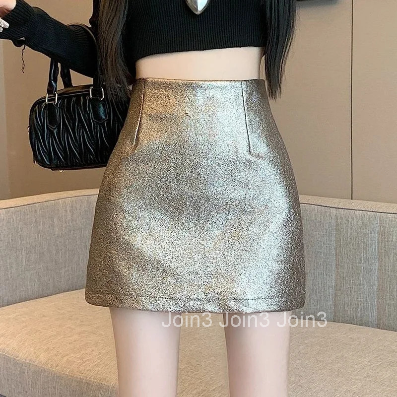Short Tight High Waist Skirts for Women Wrap Gyaru Mini Korean Fashion Streetwear Style Modest New in Quality A Line Woman Skirt
