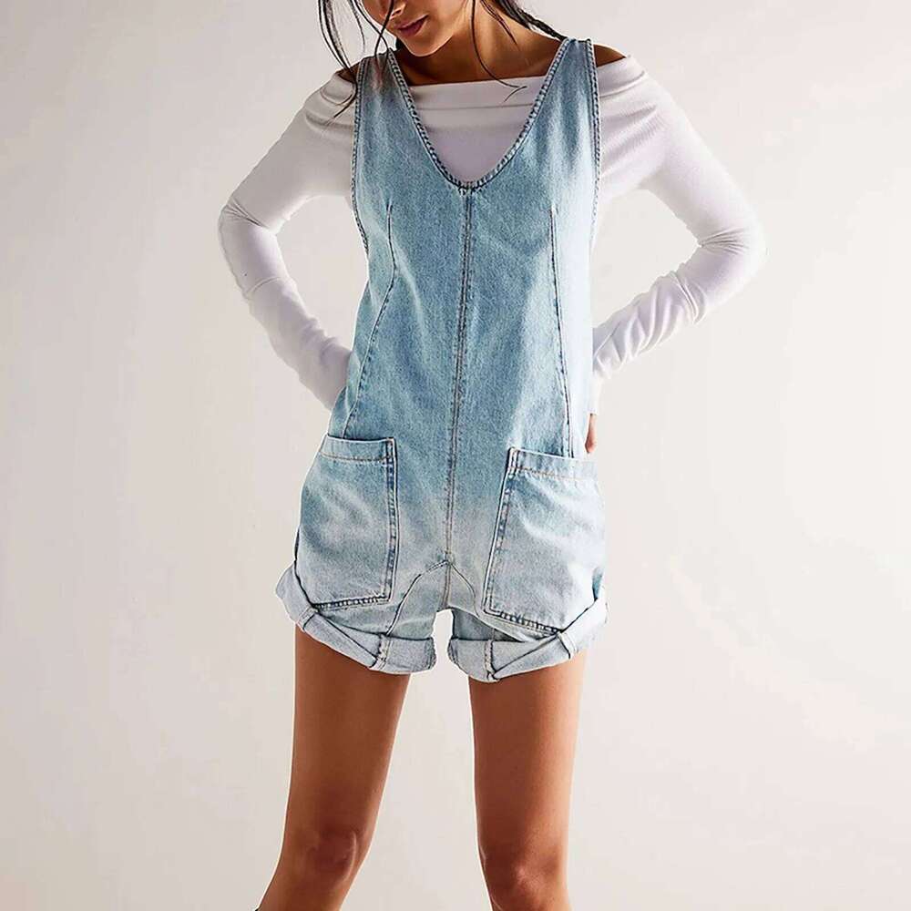 Wear Super Jumpsuit Women's Summer Casual Overalls Loose Wide Leg Jumpsuits Boho Floral Printed Baggy Fancy Pants Outfits Women