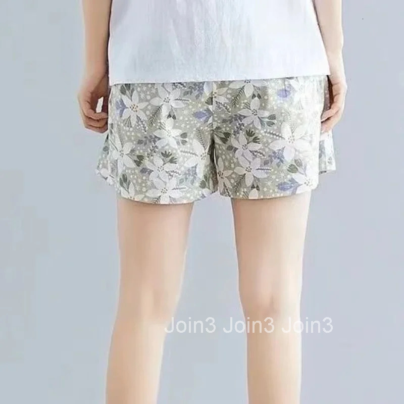 Woman Short Pants Elastic Waist Shorts for Women Print Home Elegant Wholesale Comfy Stretchy Summer Harajuku Fashion Elasticty