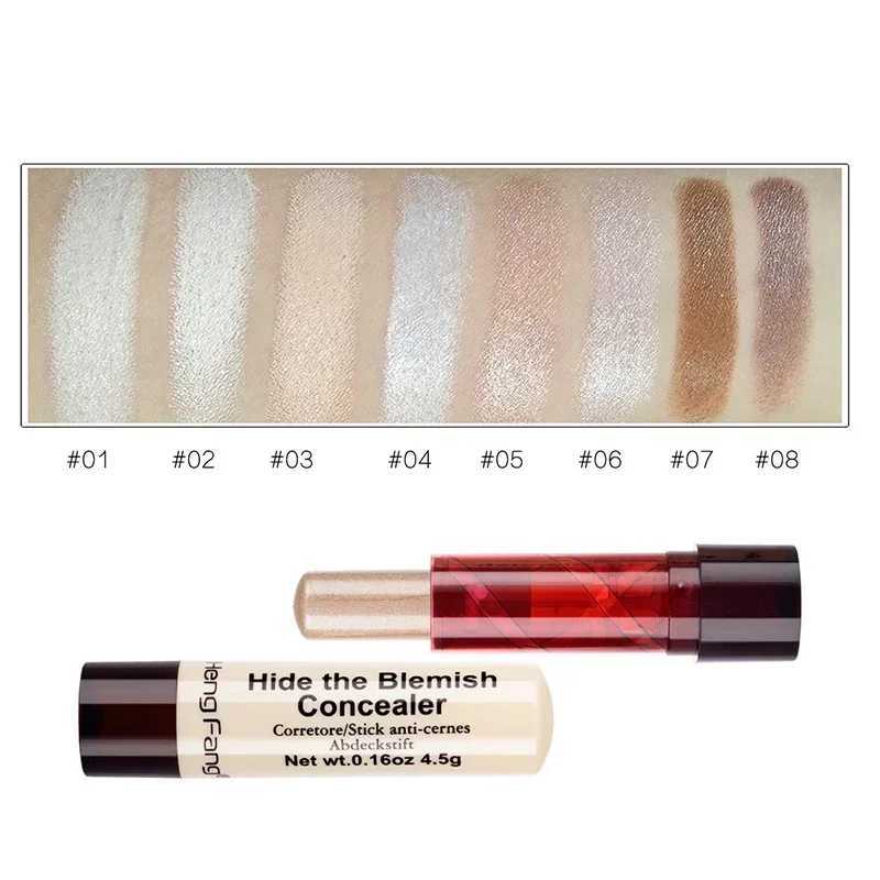 Hot Makeup Face Blush Contour Highlighter Stick Foundation Dark Circles Corrector Bronzer Base Concealer Pencil Face Foundation XJ250618