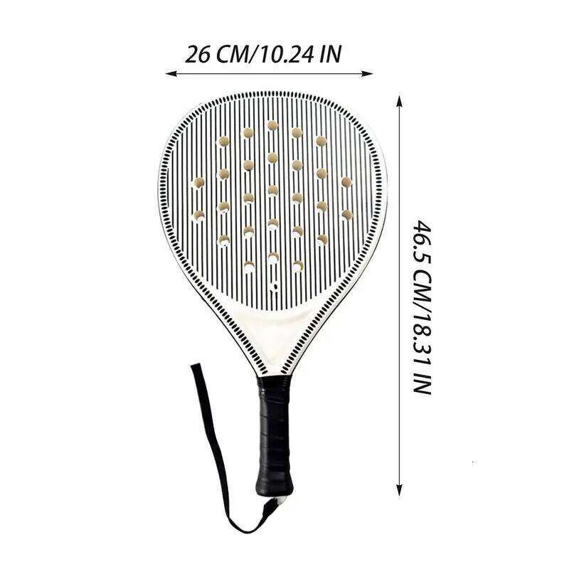 Beach Paddles Tennis Paddle Racket Optimized Airflow Holes Convenient Sports Training Racquets For Kids Adult Children Travel