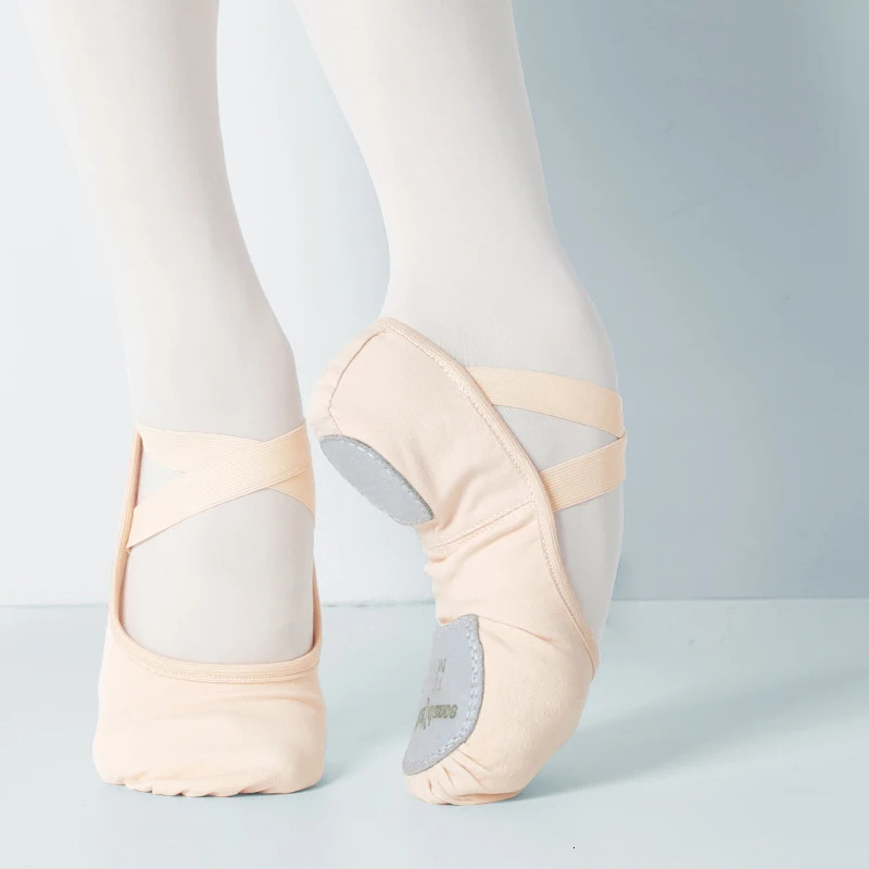 Ballet Shoes for Girls Dance Shoes for Woman Dancing Slippers Dance Shoe High Stretch Canvas Split Sole Slip On Practice Shoes 250613