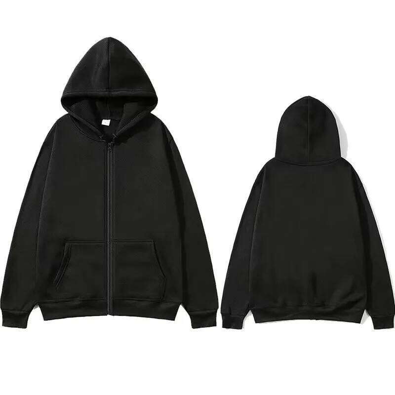 Retro Hoodie for Men, Loose Long Sleeve Zipper Jacket, Haruku Style, Casual and Gothic, Y2K Streetwear