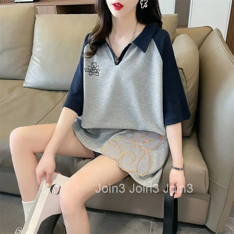 Summer Outfit Female Tee Graphic Womens Polo Short Sleeve T-shirt New on Offer Original Korean Popular Clothes Luxury T-shirts