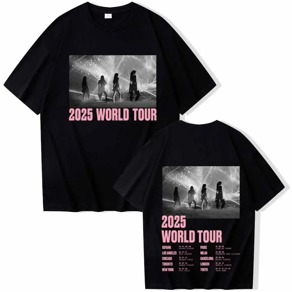 Pink Tour 2025 T-shirt Man Women Harajuku O-neck Summer Casual Shirt