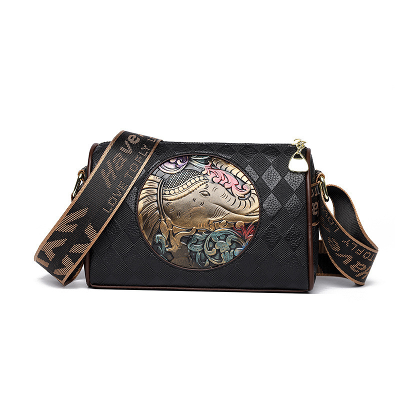 Free Shipping 2025 New Designer Bag Fashionable And High-quality Shopping Bag Elegant Women's Retro Embossed Multifunctional Chinese Single Shoul