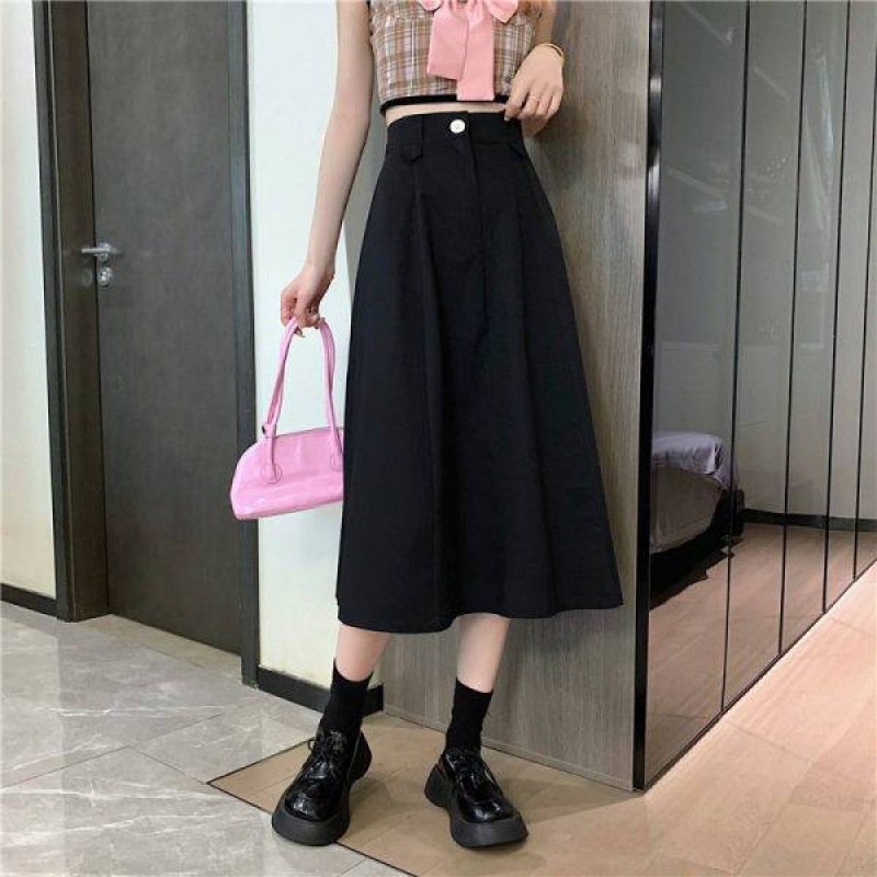 GC256 New summer design niche elastic waist umbrella skirt