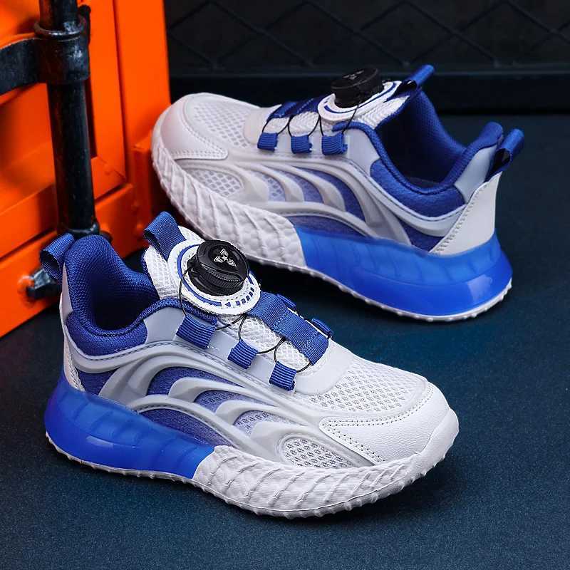 Children Sneakers Kids Shoes For Girl Sport Tennis Casual Running Shoe Boys Mesh PU Leather Tennis Outdoor Sneaker Z250618