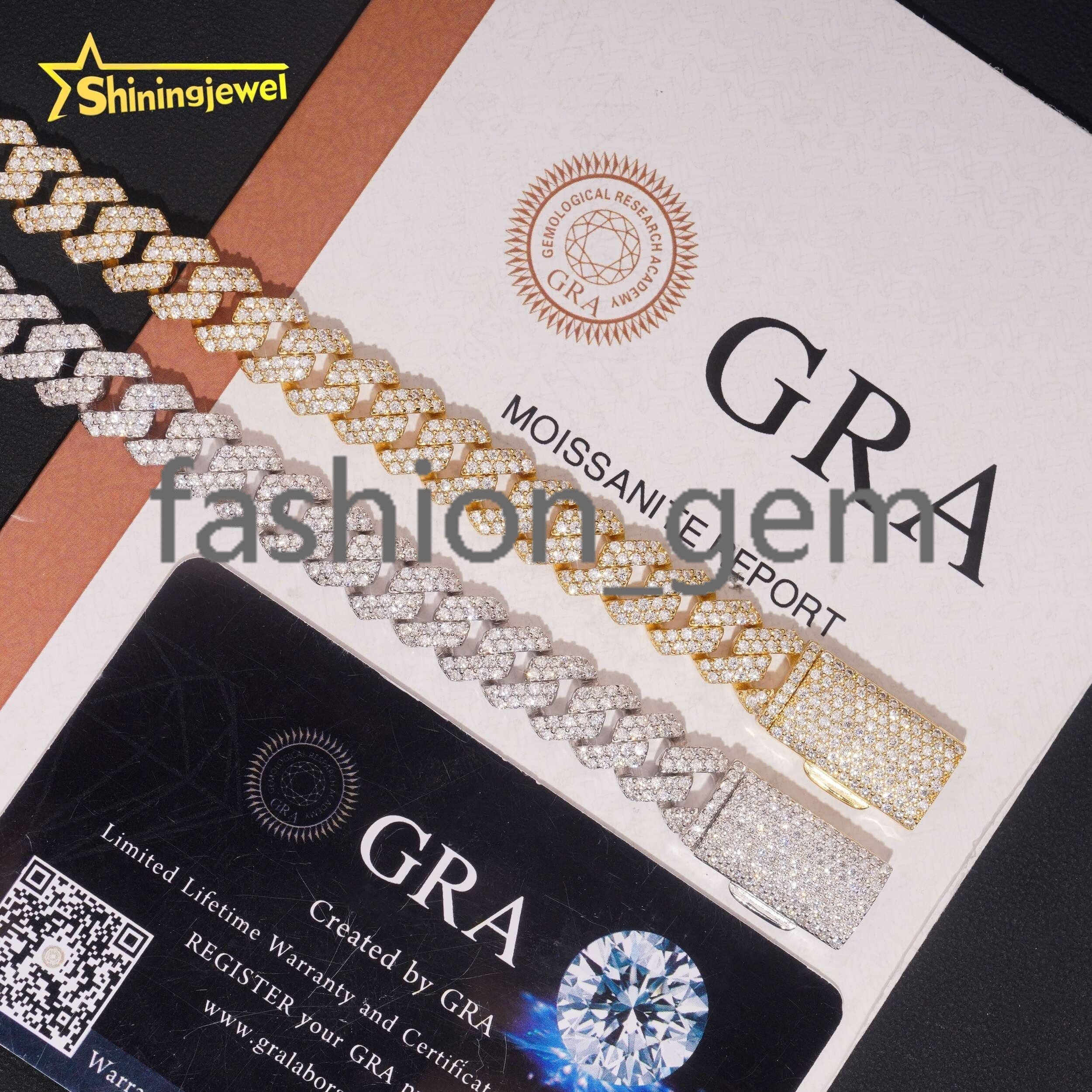 Ready to Ship Hot Sale 925 Sterling Silver 2 Rows 10mm Iced Out Moissanite Hip Hop Cuban Link Bracelets