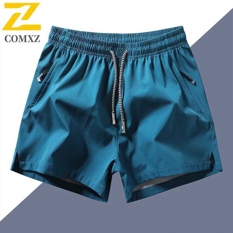 Summer Mens Sports Shorts Ice Silk Fabric Lightweight and Breathable Gym Exercise Quick Drying Casual Pants Mens Beach Pants XJ250618