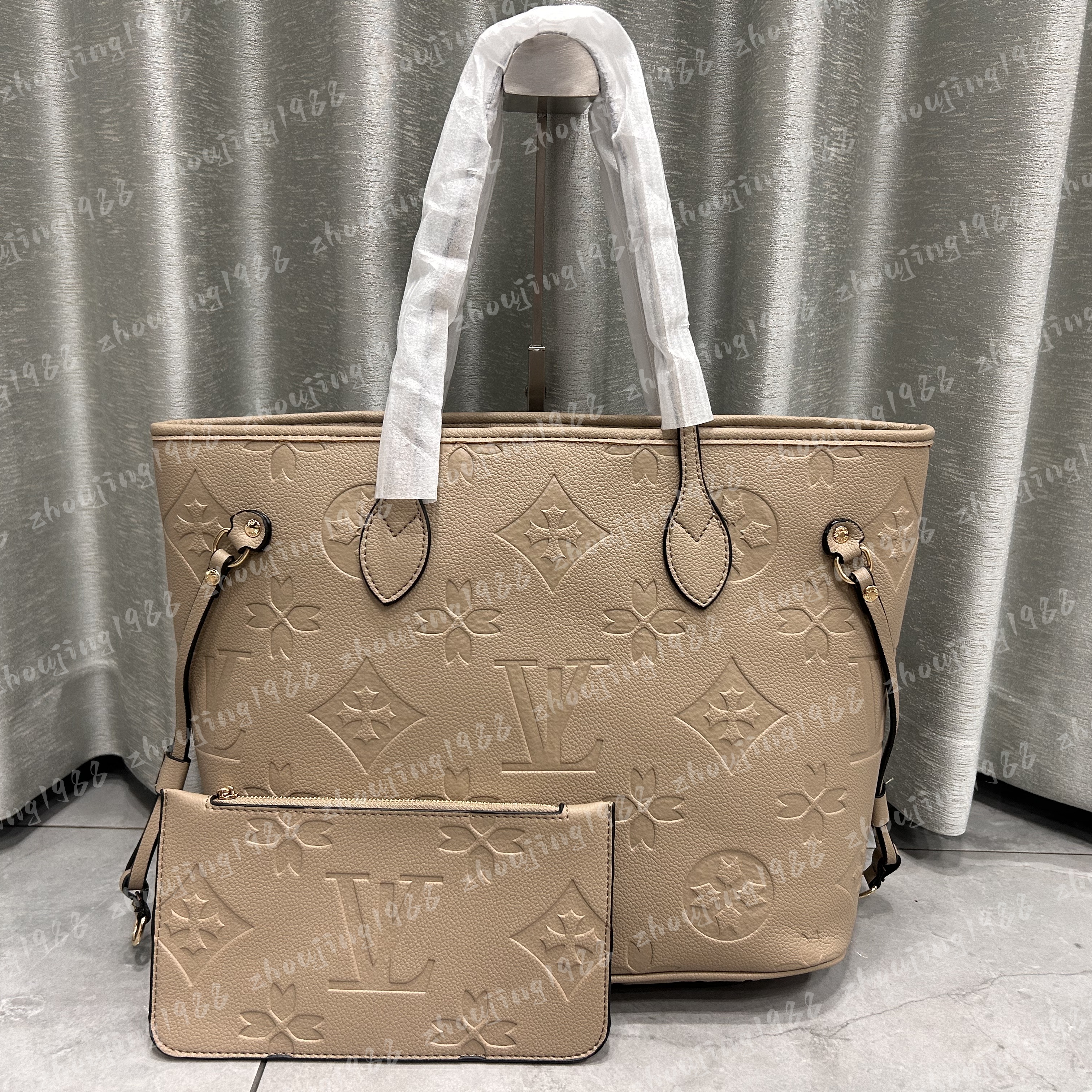 Designer Shoulder Bag Tote Women Crossbody Bags Leather Luxury Old Flower Diane Baguette Handbag Large-capacity Canvas Strap Embossed Letters Woman Wallet Purse