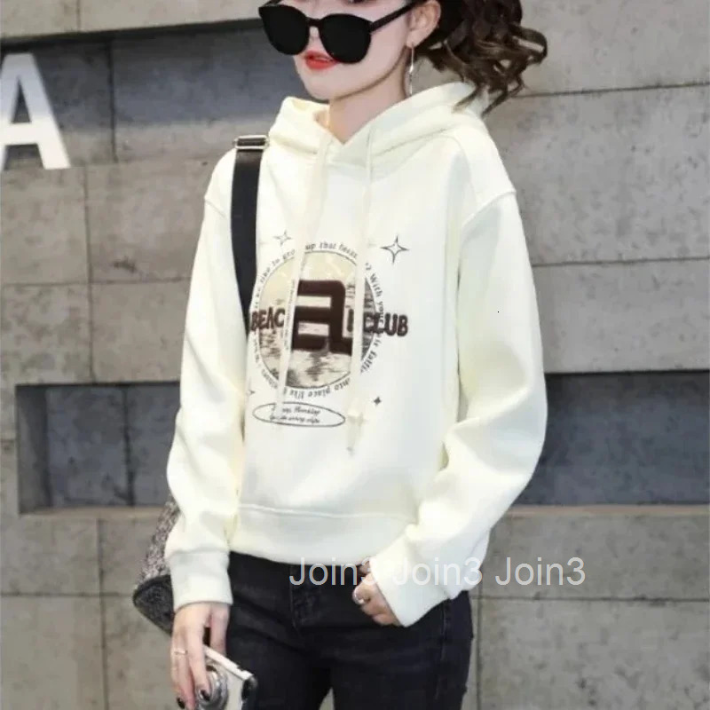 Graphic Hoodies New In Baggy Kpop Loose Female Top Korean Clothing Y2k Style Aesthetic Novelty E Coat Womens Hooded Sweatshirts
