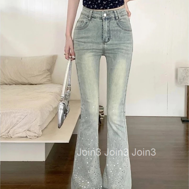 Woman Jeans Slim Fit High Waist Denim Pants for Women Wholesale Gyaru 90s Retro Fashion Casual 2000s Y2k Streetwear Emo Trousers
