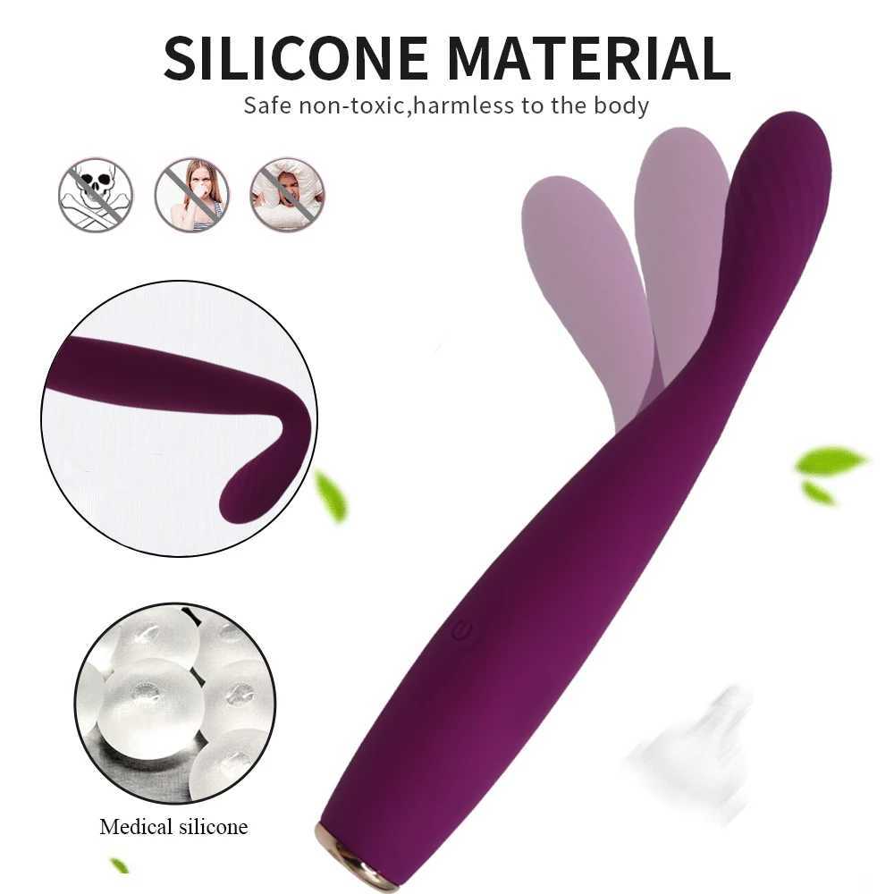 G Spot Finger Massager Women Masturbate Dildos Vagina Stimulator AV Rod Magic Vibrators Sex Toys for Adult Female 18 XJ250618