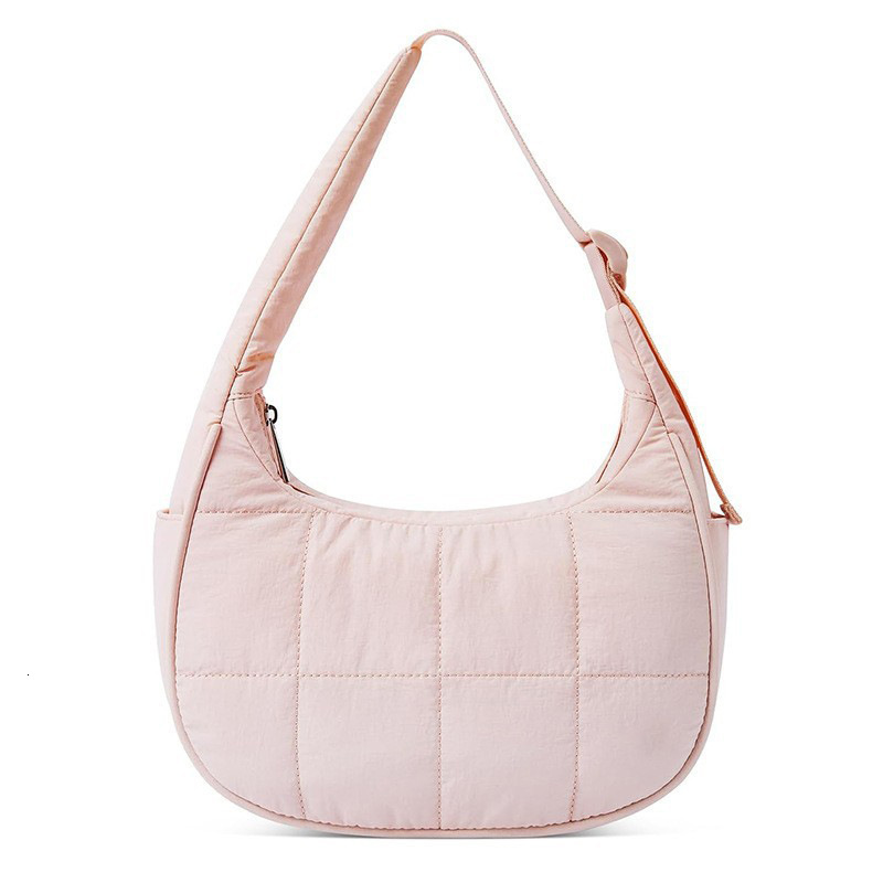 Free Shipping For Designers 2025 New Quilted Down Shoulder Luxury Bag Bag Fashion Women's Small Underarm Bag Large Capacity Solid Color Lightweig