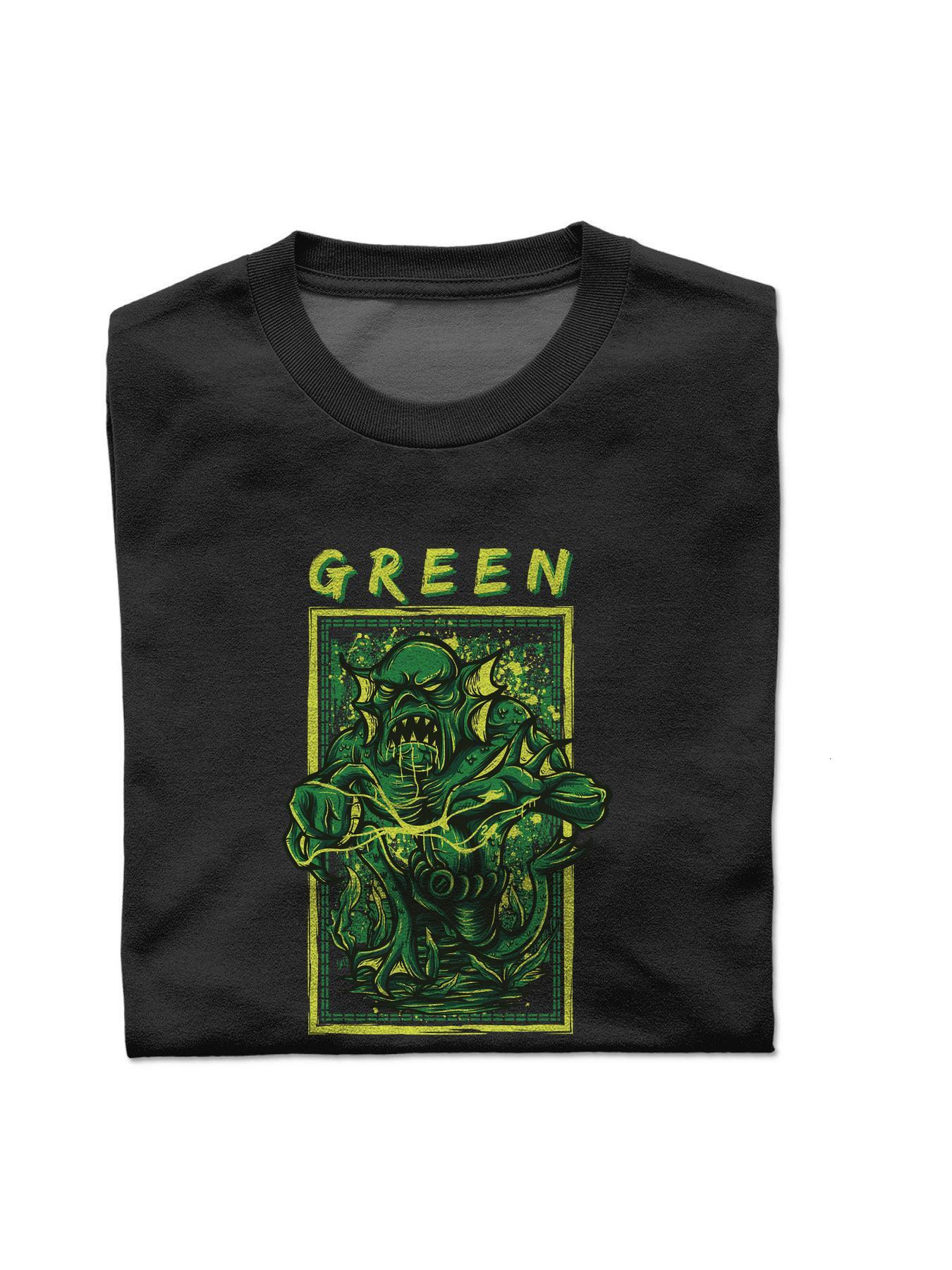 S-3XL Cotton White Men Round collar T Shirts Graphics black Short sleeve Dinosaur #ddmyNov